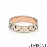 Load image into Gallery viewer, Platinum Rose Gold Love Bands Ring JL PT 1475
