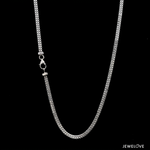 Load image into Gallery viewer, 2.25mm Platinum Flat Double Box Chain for Men JL PT CH 1469-A
