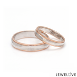 Load image into Gallery viewer, Platinum Rose Gold Love Bands Ring JL PT 1458
