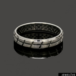 Load image into Gallery viewer, Platinum Love Bands with Brush Finish JL PT 1480
