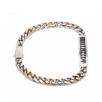 Load image into Gallery viewer, Men of Platinum | 8mm 18K Rose Gold with Black Ceramic Bracelet for Men JL PTB 1341
