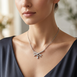 Load image into Gallery viewer, Evara Platinum Diamond Necklace Chain JL PT CH 209
