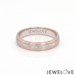 Load image into Gallery viewer, Platinum Rose Gold Love Bands JL PT 1460
