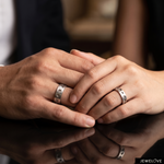 Load image into Gallery viewer, Platinum Love Bands JL PT 1452
