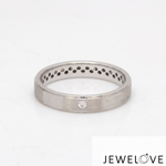 Load image into Gallery viewer, Single Diamond Platinum Love Bands JL PT 1472

