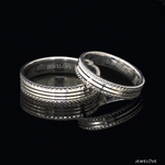 Load image into Gallery viewer, Platinum Love Bands Couple Rings JL PT 1422
