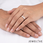 Load image into Gallery viewer, Platinum Rose Gold Love Bands JL PT 1460
