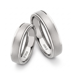 Load image into Gallery viewer, Classic Platinum Love Bands without Diamonds JL PT 104

