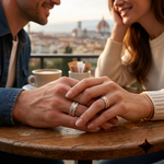 Load image into Gallery viewer, Platinum Rose Gold Love Bands Ring JL PT 1477
