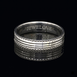 Load image into Gallery viewer, Platinum Love Bands Couple Rings JL PT 1422

