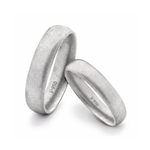 Load image into Gallery viewer, Textured Comfort Fit Platinum Love Bands JL PT 136
