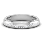 Load image into Gallery viewer, Half Eternity Platinum Wedding Band with Diamonds Ring JL PT 6768   Jewelove.US
