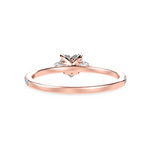 Load image into Gallery viewer, 50-Pointer Heart Cut Solitaire Diamond Split Shank 18K Rose Gold Ring JL AU 1243R-A   Jewelove.US
