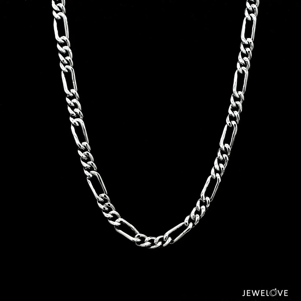 Heavy Platinum Sachin Chain for Men JL PT 728   Jewelove