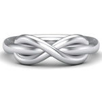 Load image into Gallery viewer, Infinity Plain Platinum Ring for Men JL PT 459   Jewelove
