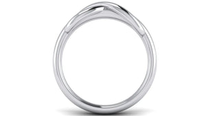 Infinity Plain Platinum Ring for Men JL PT 459   Jewelove