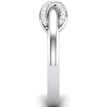 Load image into Gallery viewer, Infinity Platinum Ring with Diamonds for Women JL PT 460   Jewelove
