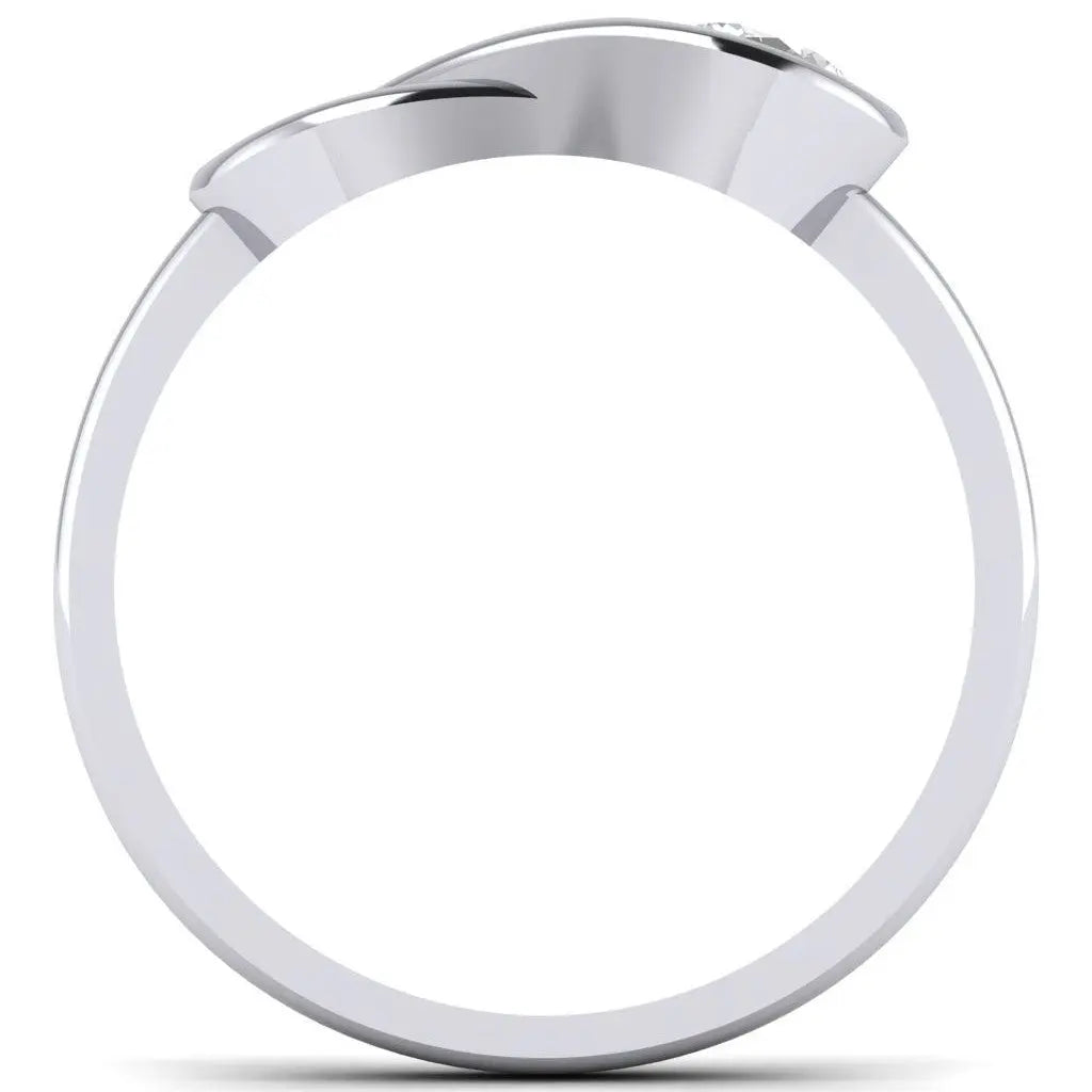 Infinity Platinum Solitaire Ring for Women JL PT 468   Jewelove