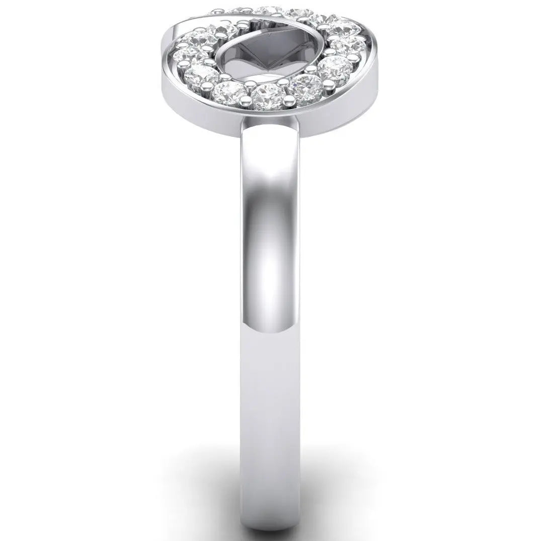 Infinity of Love Platinum Diamond Ring for Women JL PT 458   Jewelove