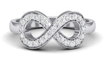 Load image into Gallery viewer, Infinity of Love Platinum Diamond Ring for Women JL PT 458  VVS-GH Jewelove
