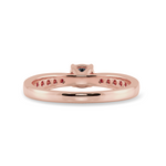 Load image into Gallery viewer, 70-Pointer Cushion Cut Solitaire Diamond Shank 18K Rose Gold Ring JL AU 1279R-B   Jewelove.US
