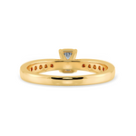Load image into Gallery viewer, 70-Pointer Emerald Cut Solitaire Diamond Shank 18K Yellow Gold Ring JL AU 1280Y-B   Jewelove.US
