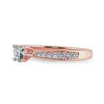 Load image into Gallery viewer, 70-Pointer Heart Cut Solitaire Diamond Shank 18K Rose Gold Ring JL AU 1281R-B.   Jewelove.US
