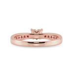 Load image into Gallery viewer, 50-Pointer Heart Cut Solitaire Diamond Shank 18K Rose Gold Ring JL AU 1281R-A   Jewelove.US

