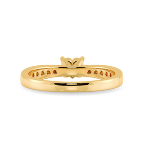 70-Pointer Heart Cut Solitaire Diamond Shank 18K Yellow Gold Ring JL AU 1281Y-B   Jewelove.US