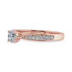 Load image into Gallery viewer, 50-Pointer Solitaire Diamond Shank 18K Rose Gold Ring JL AU 1286R-A   Jewelove.US
