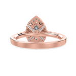Load image into Gallery viewer, 70-Pointer Marquise Cut Solitaire Halo Diamond Shank 18K Rose Gold Ring JL AU 1326R-B   Jewelove.US

