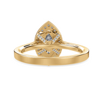 Load image into Gallery viewer, 70-Pointer Marquise Cut Solitaire Halo Diamond Shank 18K Yellow Gold Ring JL AU 1326Y-B   Jewelove.US
