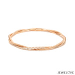 Load image into Gallery viewer, 18K Rose Gold Diamond Bracelet for Women JL AUB 104
