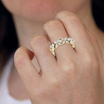 Load image into Gallery viewer, Designer 18K Yellow Gold Diamond Ring for Women JL AU RD RN 9292Y   Jewelove
