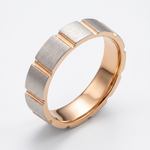 Load image into Gallery viewer, Platinum &amp; Rose Gold Couple Rings with Diamond JL PT 1112
