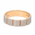 Load image into Gallery viewer, Platinum &amp; Rose Gold Couple Rings with Diamond JL PT 1112

