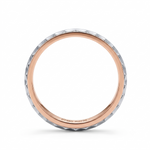 Load image into Gallery viewer, Designer Platinum &amp; Rose Gold Couple Rings JL PT 1113
