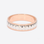 Load image into Gallery viewer, Designer Platinum &amp; Rose Gold Couple Rings JL PT 1113
