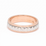 Load image into Gallery viewer, Designer Platinum &amp; Rose Gold Couple Rings JL PT 1113
