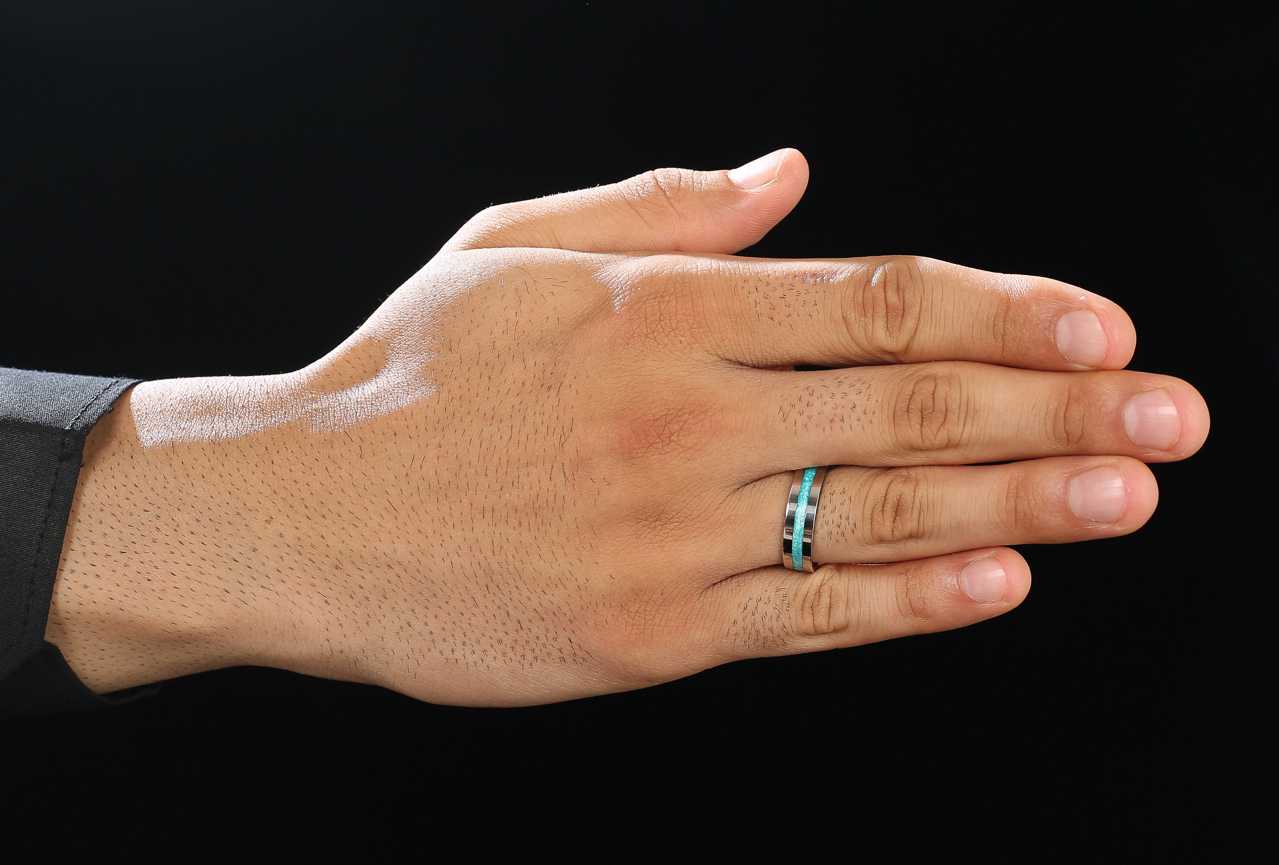 Plain Platinum Ring for Men JL PT 1119