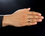 Load image into Gallery viewer, Platinum &amp; Rose Gold Single Diamond Ring for Men JL PT 1143   Jewelove.US
