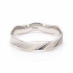 Load image into Gallery viewer, New Japanese Platinum Unisex Couple Rings JL PT 1154
