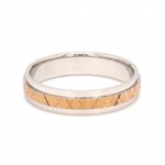 Load image into Gallery viewer, Platinum &amp; Rose Gold Unisex Ring JL PT 1156
