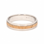 Load image into Gallery viewer, Platinum &amp; Rose Gold Unisex Ring JL PT 1156
