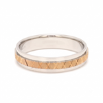Load image into Gallery viewer, Platinum &amp; Rose Gold Unisex Ring JL PT 1156

