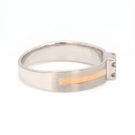 Load image into Gallery viewer, Platinum &amp; Rose Gold Diamond Ring for Men JL PT 1157
