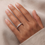 Load image into Gallery viewer, Platinum Love Bands Diamond Couple Rings JL PT 1258

