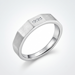 Load image into Gallery viewer, Platinum Love Bands Diamond Couple Rings JL PT 1258
