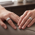 Load image into Gallery viewer, Designer Platinum Diamonds Rings for Couple JL PT 1260
