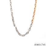 Load image into Gallery viewer, Men of Platinum | Rose Gold Cable Links Heavy Chain for Men JL PT 1275   Jewelove.US
